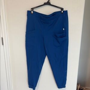 Blue Women’s Scrubs Jogger Pants